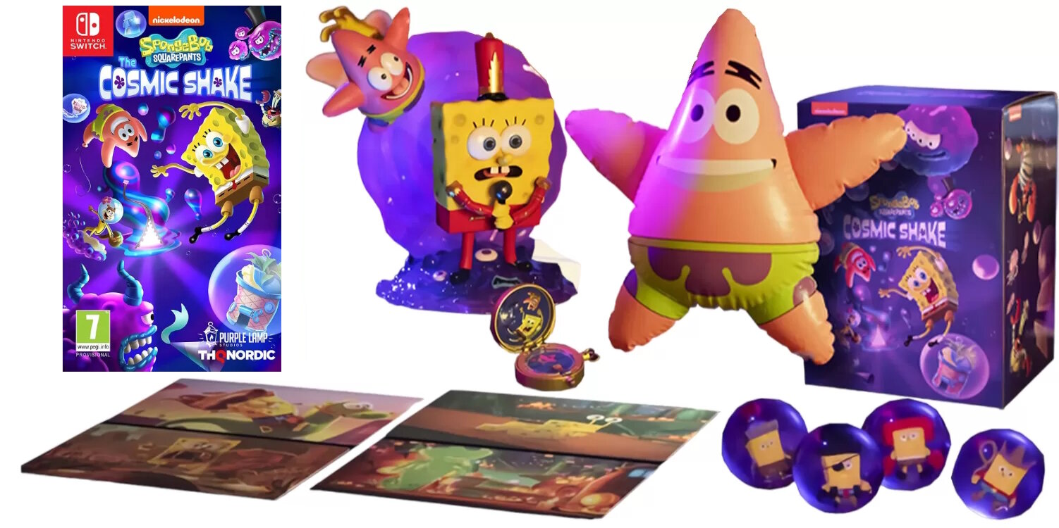 SpongeBob SquarePants: The Cosmic Shake (Губка Боб Квадратные Штаны: Космический коктейль) Collectors Edition Русская версия (Switch)