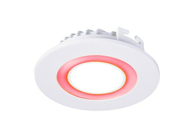 фото Встраиваемый светодиодный светильник PPL-R 12085 (12031) 6W/2W 6500K red красный/круглый Jazzway, цена за 1 шт.