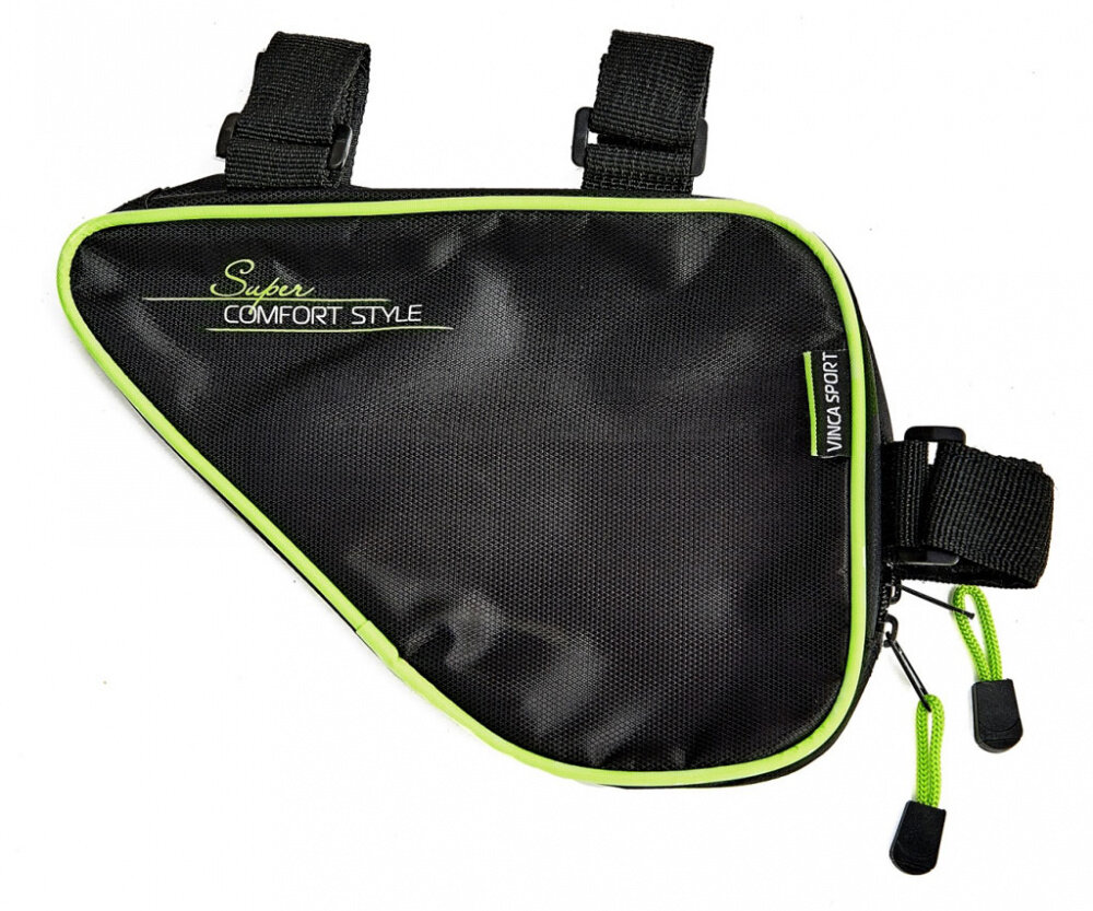 Vinca Sport сумка под раму Vinca Sport 240*180*60 мм, зелёный кант