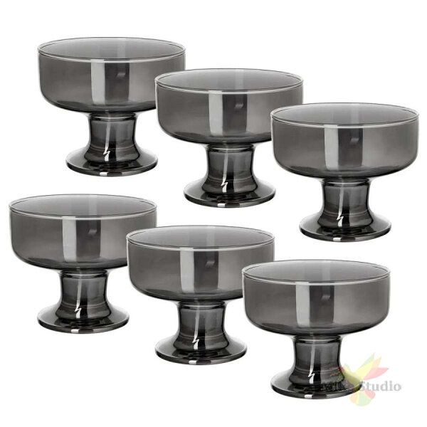 фото Набор 6-ти креманок d=100 "Сияющий графит" 1/6