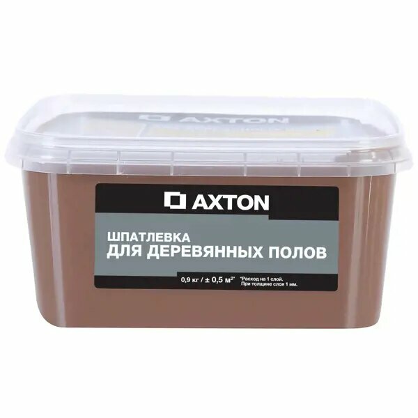 фото Шпатлёвка Axton для деревянных полов 0.9 кг хани