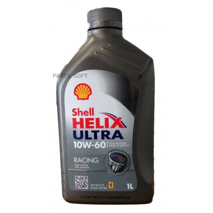 SHELL 550046314 масо HELIX ULTRA RACING 10W-60, 1