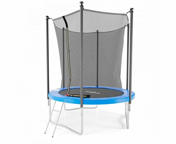 Батут с внешней защитной сеткой DFC Trampoline STOCK 6 ft JUMP4FUN синий