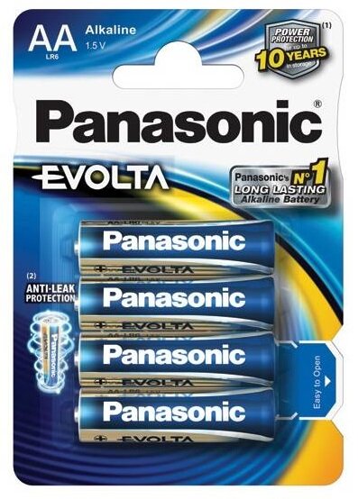 Батарейки Panasonic Evolta AA Bli Alkaline, 6 шт. (LR6EGE/6B2F) - фото №1