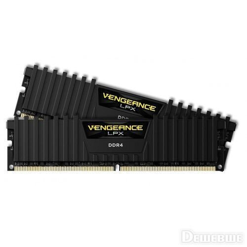 Оперативная память CORSAIR DDR4 32Gb (2x16Gb) 3600MHz pc-28800 Vengeance LPX Black CL18 (CMK32GX4M2D3600C18)