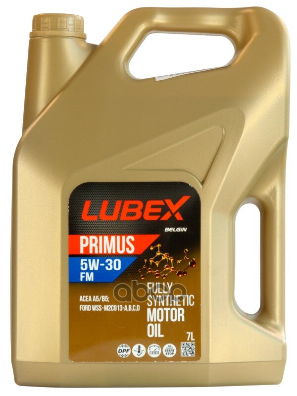 LUBEX Lubex Primus Fm 5W30 (7L)_Масло Моторное! Синтapi Cf/Sl, Acea A5/B5, Ford Wss-M2c 913A/B/C/D