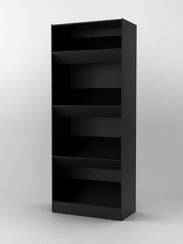 фото Стеллаж для тканей №1, Черный 97 x 50 x 240 см