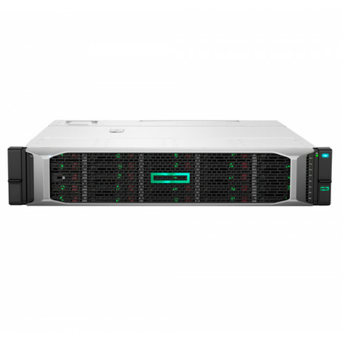 HPE Дисковый массив HPE D3710 SFF 12Gb SAS Disk Enclosure (2U; up to 25x SAS/SATA drives (Gen8/9/10) 2xI/O module 2xfans and RPS 2x05m HD Mini-SAS cables) for gen10 server