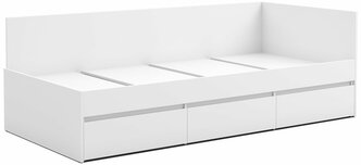 Кровать с 3 ящиками Hoff Сноули, 90х200 см, цвет белый