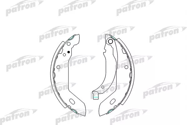 Колодки тормозные барабанные CITROEN: XSARA 97-05 XSARA Break 97-05 XSARA PICASSO 00- XSARA купе 98-05 ZX 91-97 ZX Break 93-98 PEUGEOT: 205 ...