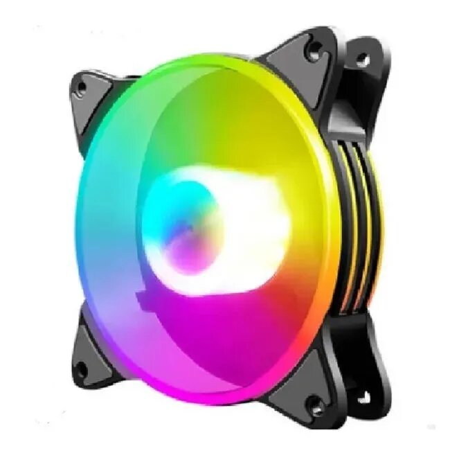 Вентилятор Coolmoon RGB FAN MOGICMOON-AUTO 120X120X25,20dB,1200RPM,38CFM, Hydraulic,12 led, RGB, Molex корпусной вентилятор OEM