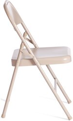 Стул Tetchair складной FOLDER (mod. 3023(II)) / 1 шт. в упаковке металлический, 46,5 x 48 x 75, 7-beige