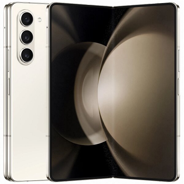 Смартфон Samsung Galaxy Z Fold5 12/256 ГБ, Dual nano SIM, кремовый