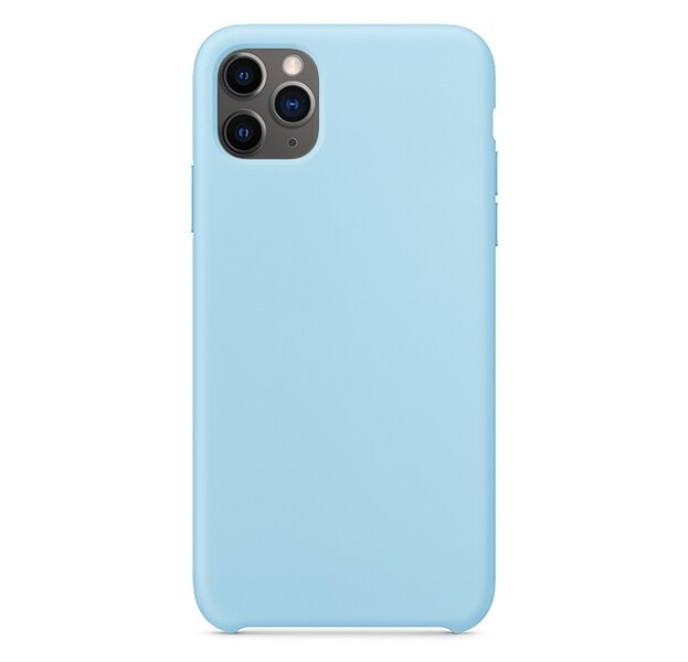 Чехол для iPhone 11 Pro Liquid Silicone Case Sky Blue