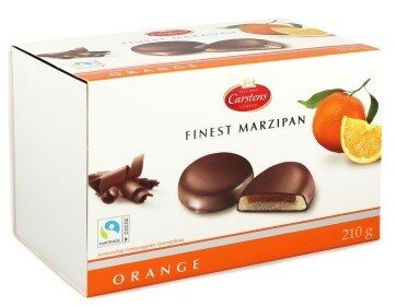 Carstens конфеты с марципаном апельсином в роме 210г карт/уп (10) (4021693)