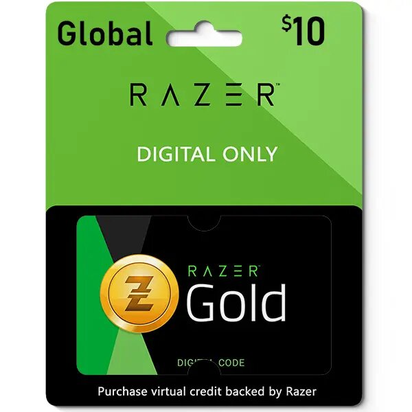 Подписка 10 USD Razer Gold Global Pin