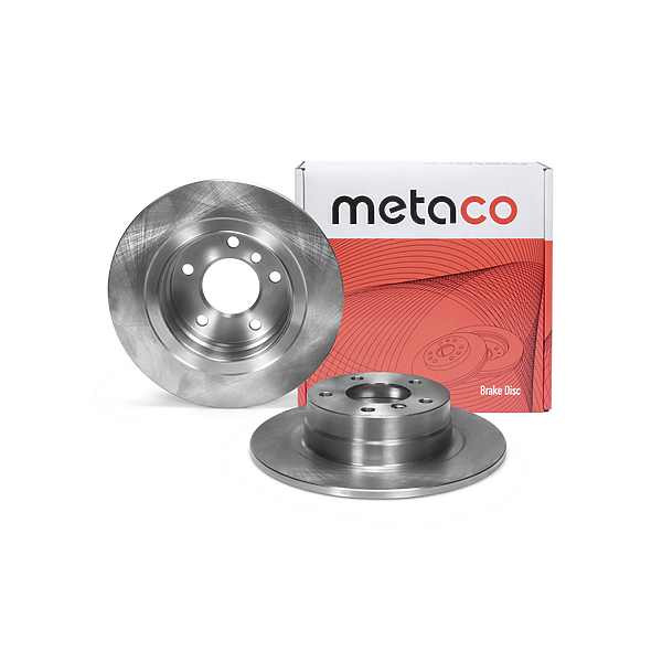 METACO 3060-188 (3060188_ME2 / 34214031725 / 34216764649) диск тормозной задний 1-серия e87 (2004) / 3-серия (Комплект 2 штуки)