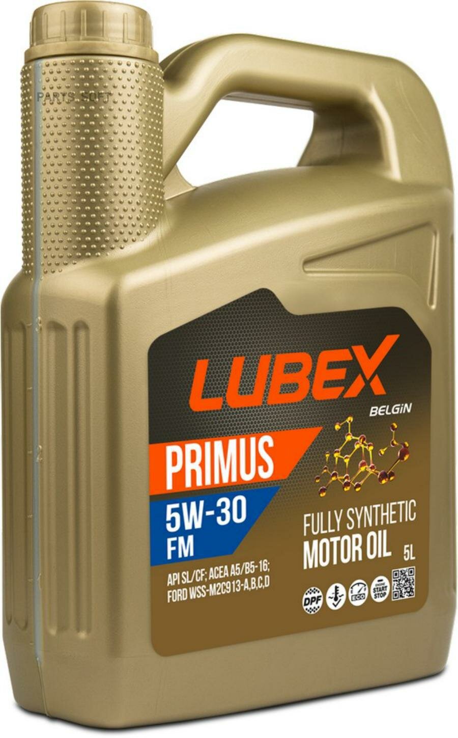 Масло моторное PRIMUS FM 5W-30 CF/SL A5/B5 (5л) LUBEX / арт. L03413150405 - (1 шт)