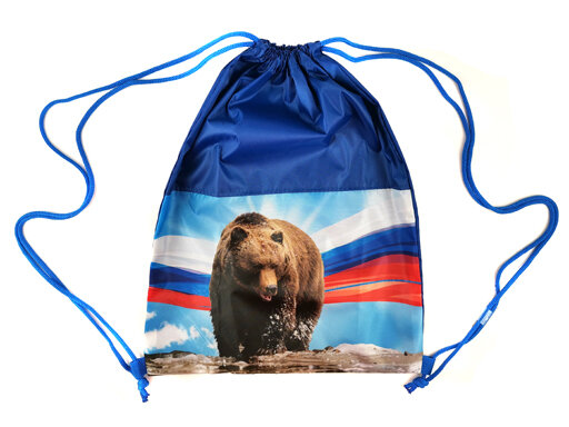 фото Сумка для сменной обуви ткань 420/340 ТМ "Лимпопо" " Символ России" арт. LPR0686