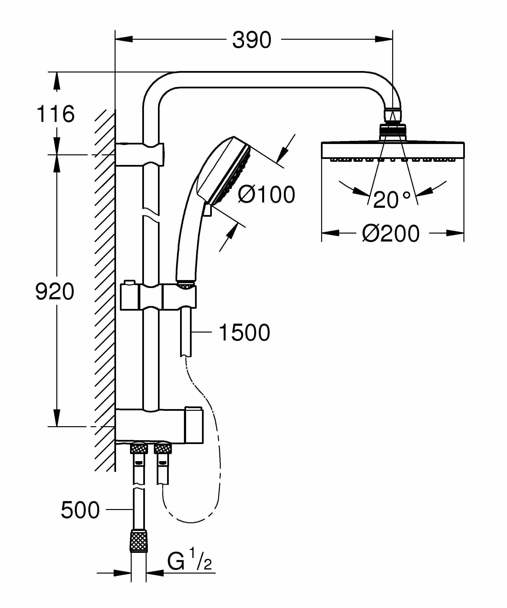 Grohe New Tempesta Cosmopolitan System 200 26453001