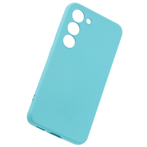 Накладка Silicone Case для Samsung S23 мятный