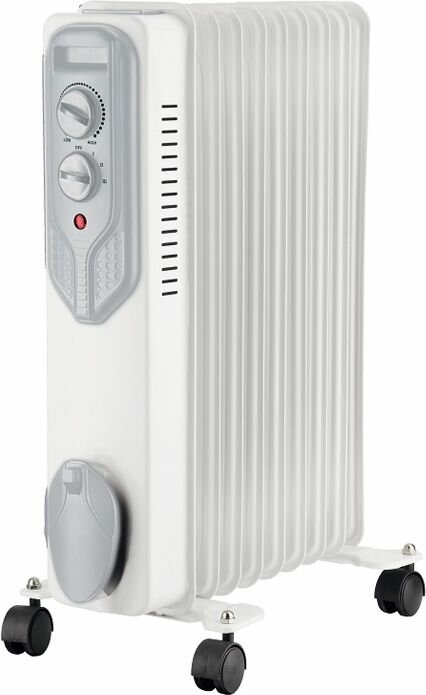 Масляный радиатор PRIMERA ORP-920-HMС с терморегулятором 2000Вт 9 секций 3 режима белый