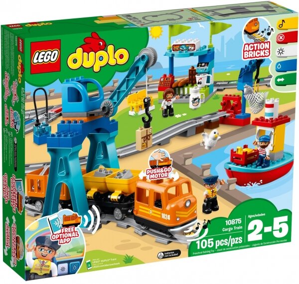 LEGO 10875 Duplo Грузовой поезд