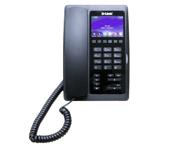 D-Link Телефоны D-Link DPH-200SE/F1A, VoIP Phone with PoE support, 1 10/100Base-TX WAN port and 1 10/100Base-TX LAN port.