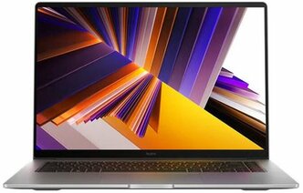 Ноутбук Xiaomi Redmibook JYU4585CN, 16", 2024, IPS, Intel Core i5 12450H 2ГГц, 8-ядерный, 16ГБ LPDDR5, 512ГБ SSD, Intel UHD Graphics, Windows 11 trial (для ознакомления), серый