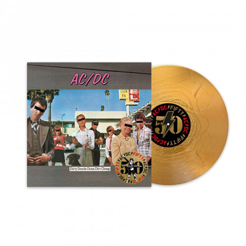 Виниловая пластинка Sony Music AC/DC - Dirty Deeds Done Dirt Cheap (50th Anniversary Edition) (Gold Nugget Vinyl )