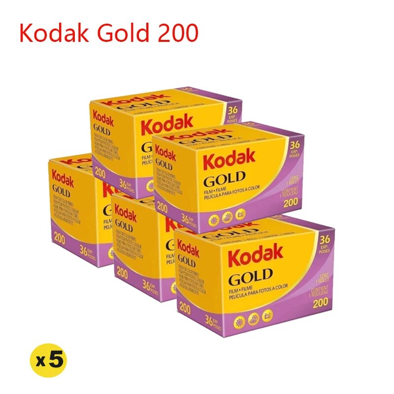1-10 рулонов для KODAK Gold 200 35 мм пленка 36 экспозиций в рулоне подходит для камеры Kodak M35/M38 36EXP отрицательная пленка для камеры 135