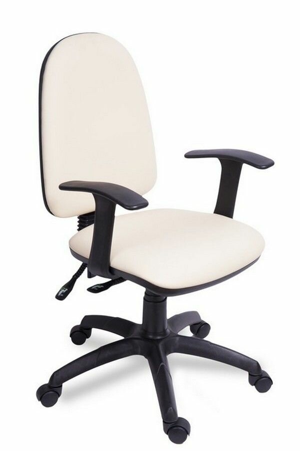 Компьютерное офисное кресло Мирэй Групп престиж Т ПК Ткань Белое
