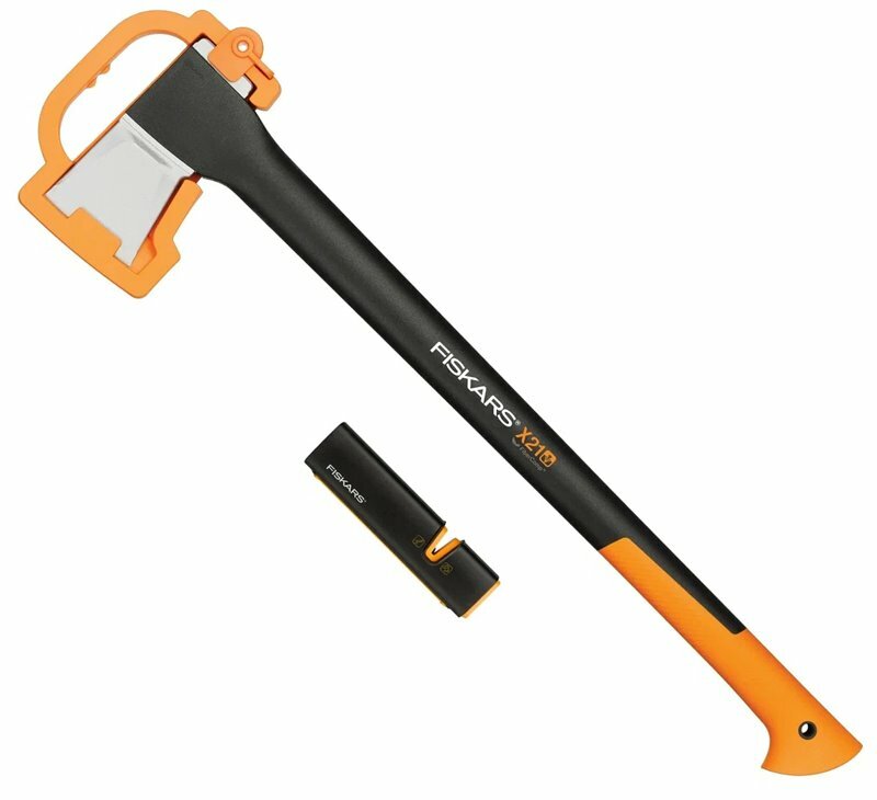 Топор-колун Fiskars L, X21 + Точилка Xsharp