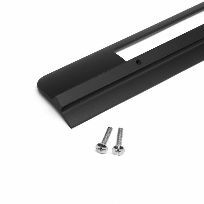 Ручка скоба мебельная RS1402, м/о=256, цвет черный (комплект из 2 шт) - фотография № 4