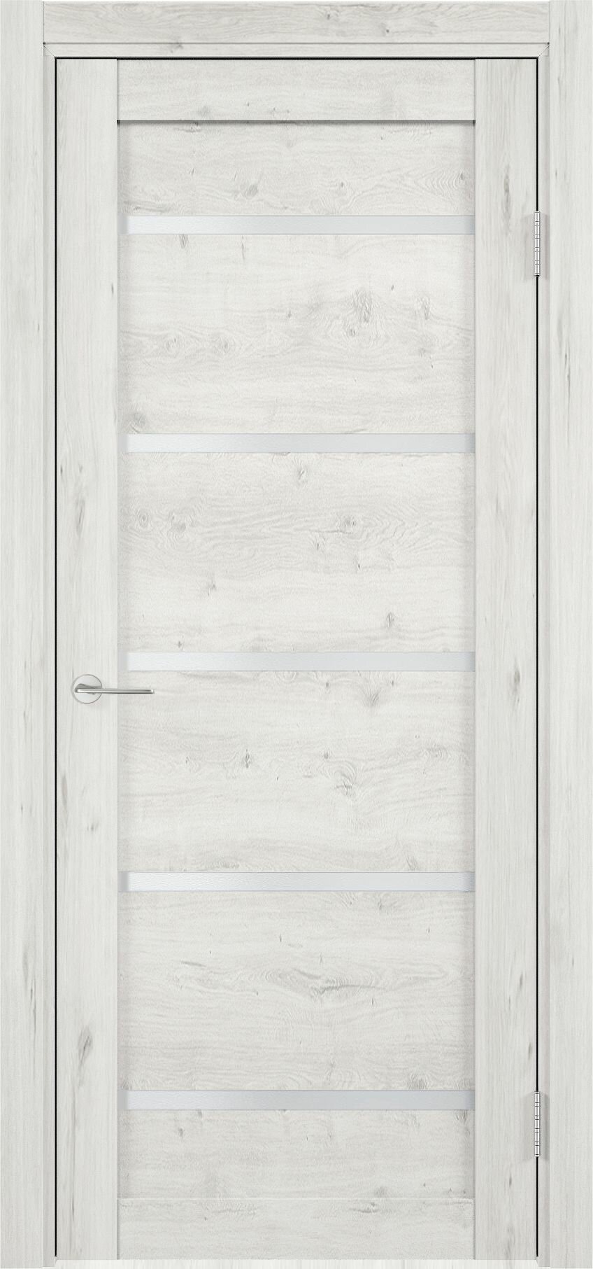 Дверное полотно остеклённое Бавария (15) 200x70 см ПВХ санторини белый