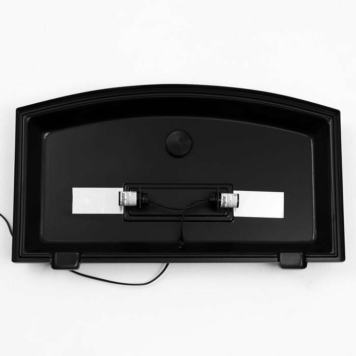 Аквариум "Телевизор" с крышкой, 45 литров, 60 х 22 х 35/40 см, чёрный - фотография № 4