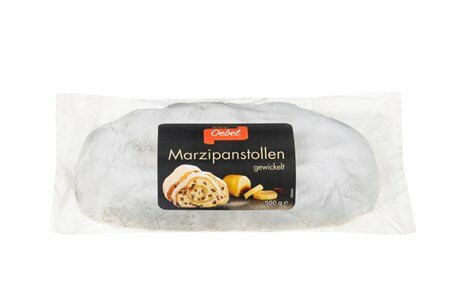 Штоллен Oebel Marzipanstollen рождественский, 500г - фотография № 2