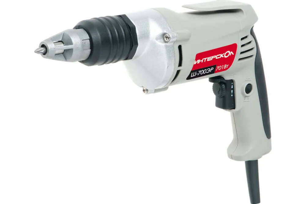 фото Шуруповерт сетевой ИНТЕРСКОЛ Ш-700ЭР (39.1.0.10)