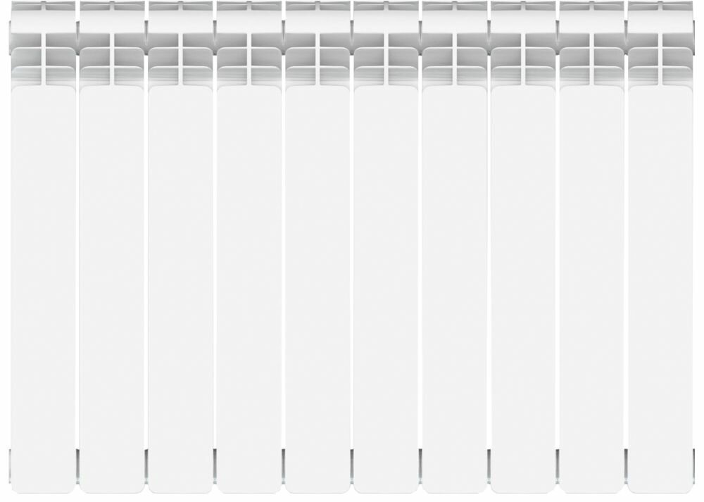 Радиатор Equation 500/90 10 секций боковое подключение алюминий