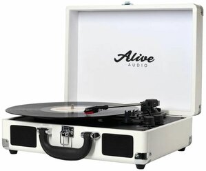 Виниловый проигрыватель Alive Audio GLAM Milk c Bluetooth