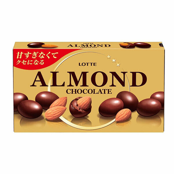 Миндаль в шоколаде, Lotte, 86 гр
