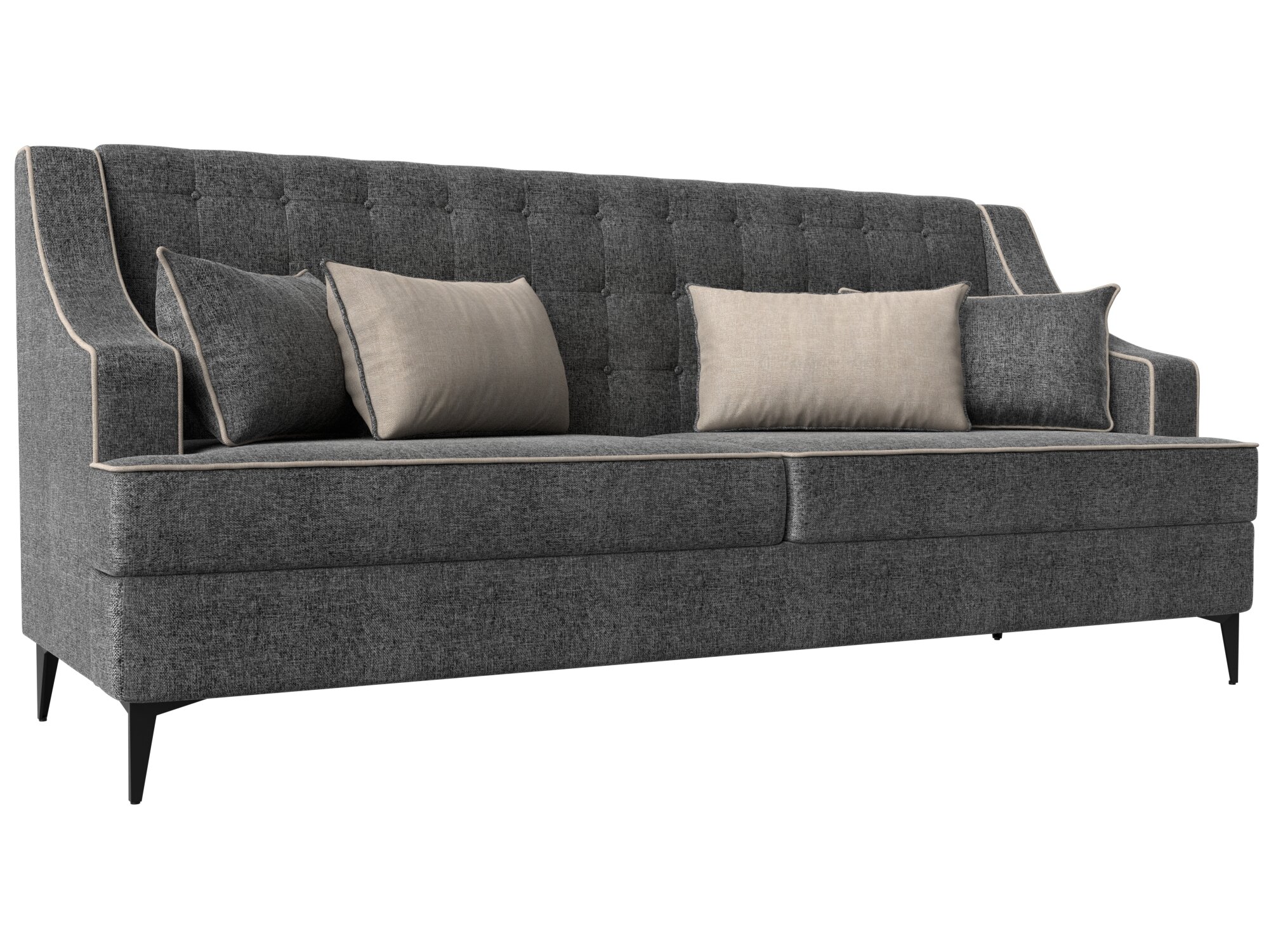Прямой диван Марк, Рогожка, Модель 111917