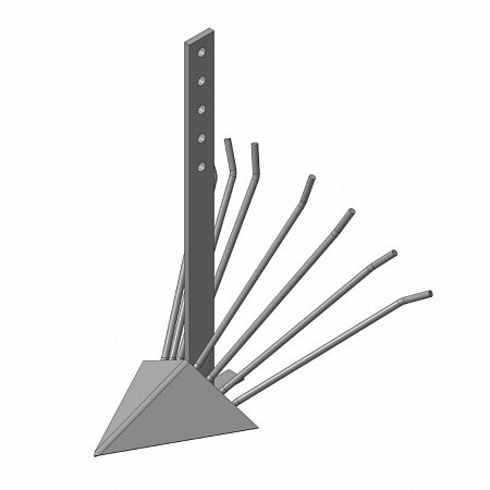 Картофелекопалка к м/б Каскад без сцепки стойка 08*500мм ширина 390мм (Пермь) Парма 01.13.11