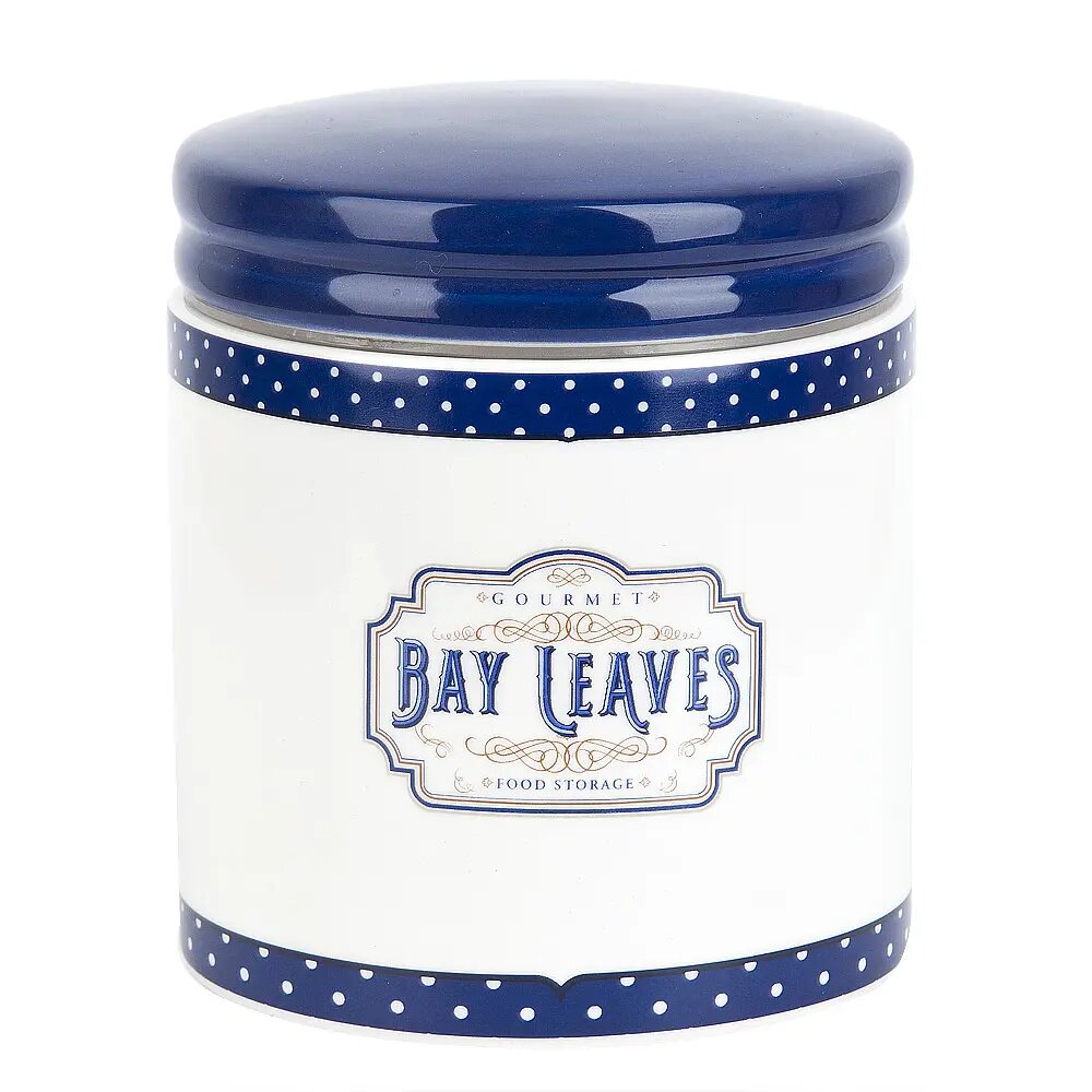 фото Банка для сыпучих продуктов Dolomite 0.48 л керамика цвет синий