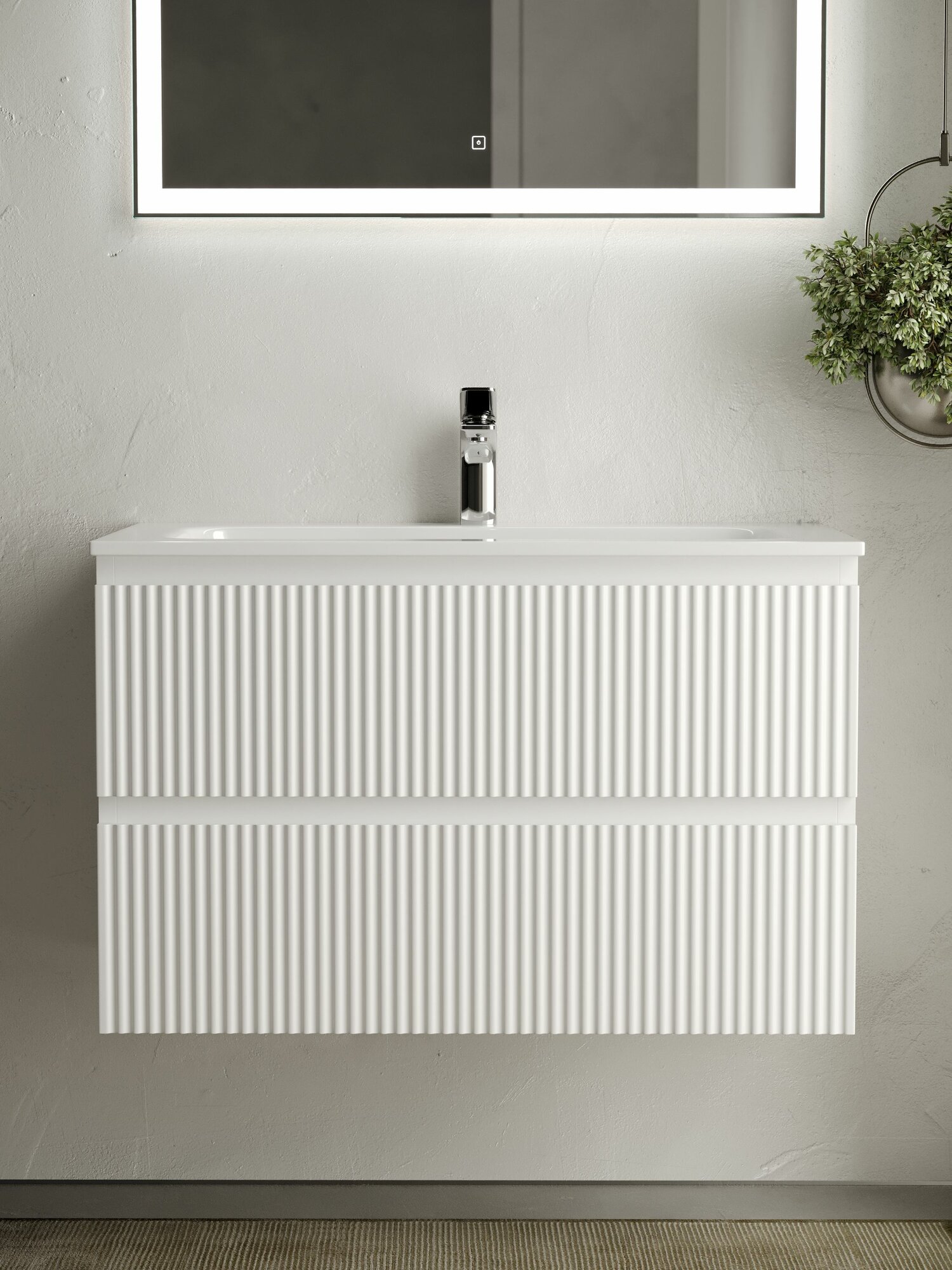 Тумба под раковину Sancos Snob R 80 SNR80W bianco - фото №4