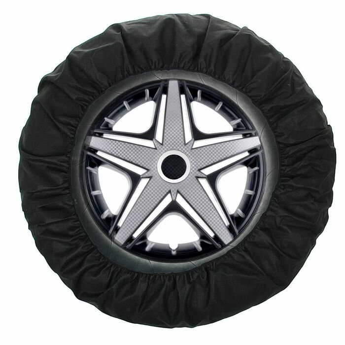 фото Чехлы для хранения колес универсальные R13-17, набор 4 шт