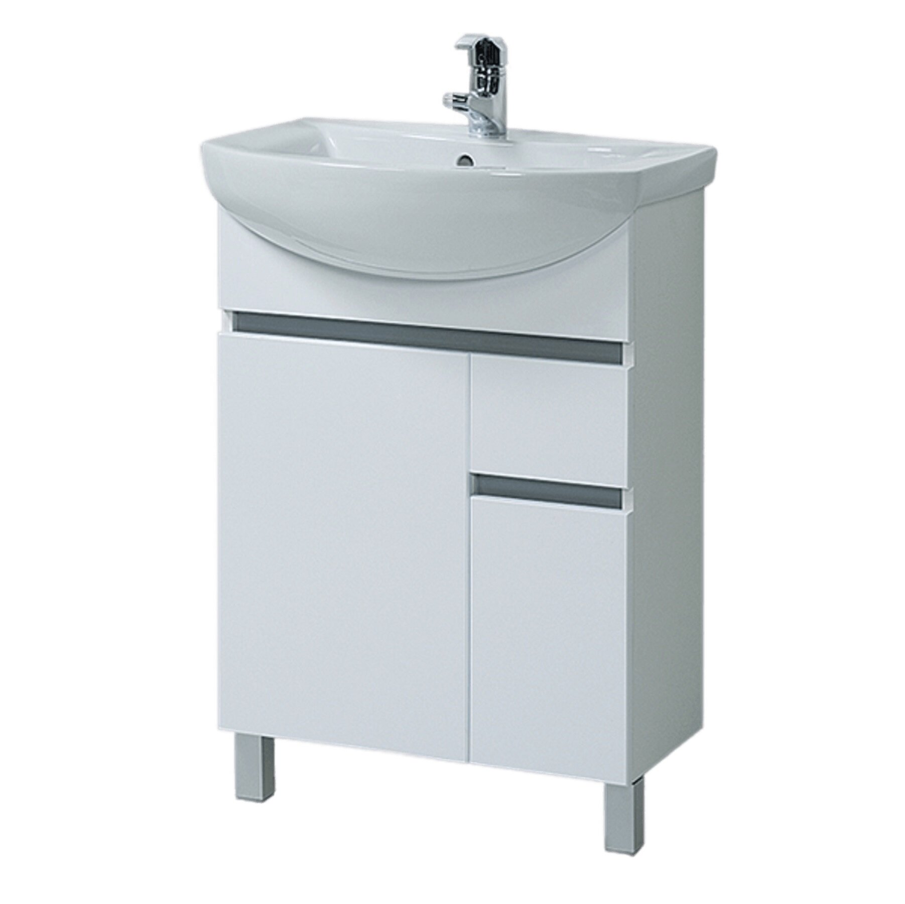 фото Тумба Акваль Афина 60 L Фасад МДФ