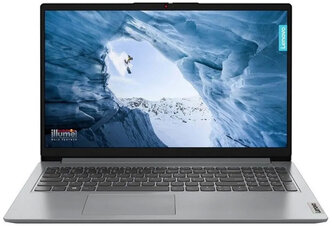 Ноутбук Lenovo IdeaPad 1 15IGL7, 15.6" (1920x1080) IPS/Intel Celeron N4020/4ГБ DDR4/256ГБ SSD/UHD Graphics/Без ОС, серый (82V700DTRK)