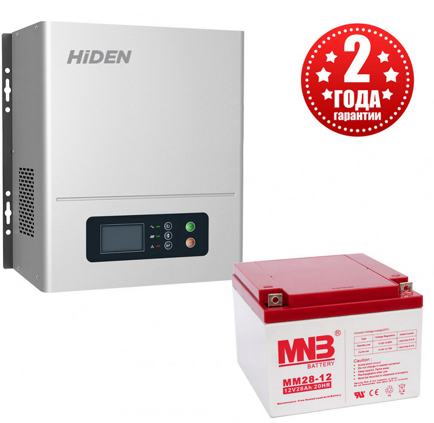 Комплект ИБП Hiden Control HPS20-0312N + АКБ 28 Ач