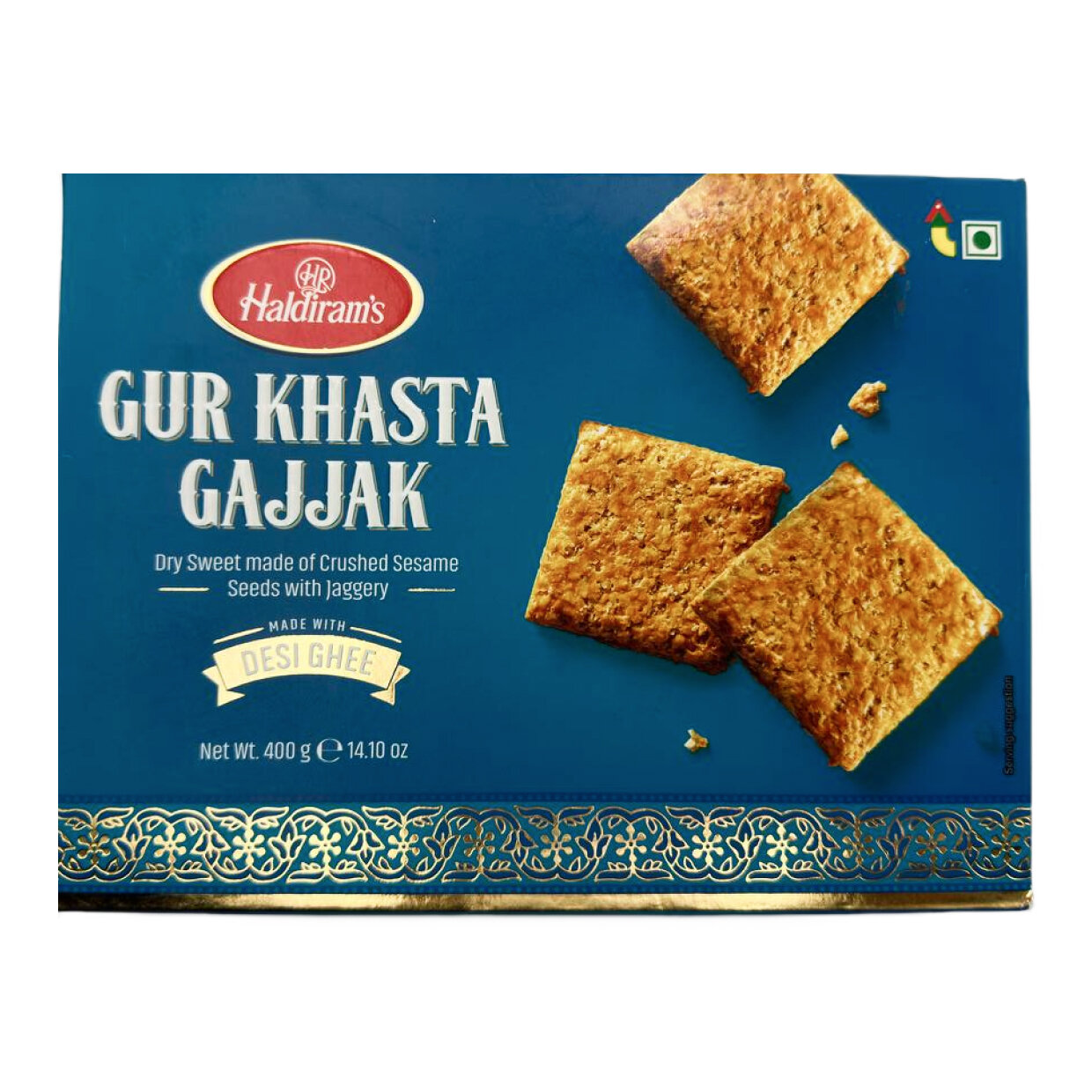 Индийская сладость Гур хаста гаджжак(Gur khasta gajjak),400г